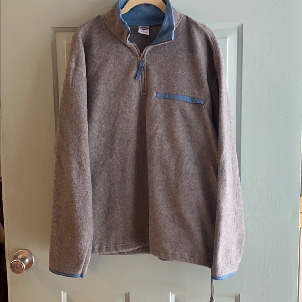 Vintage 90s Old Navy Half Zip Fleece Pockets